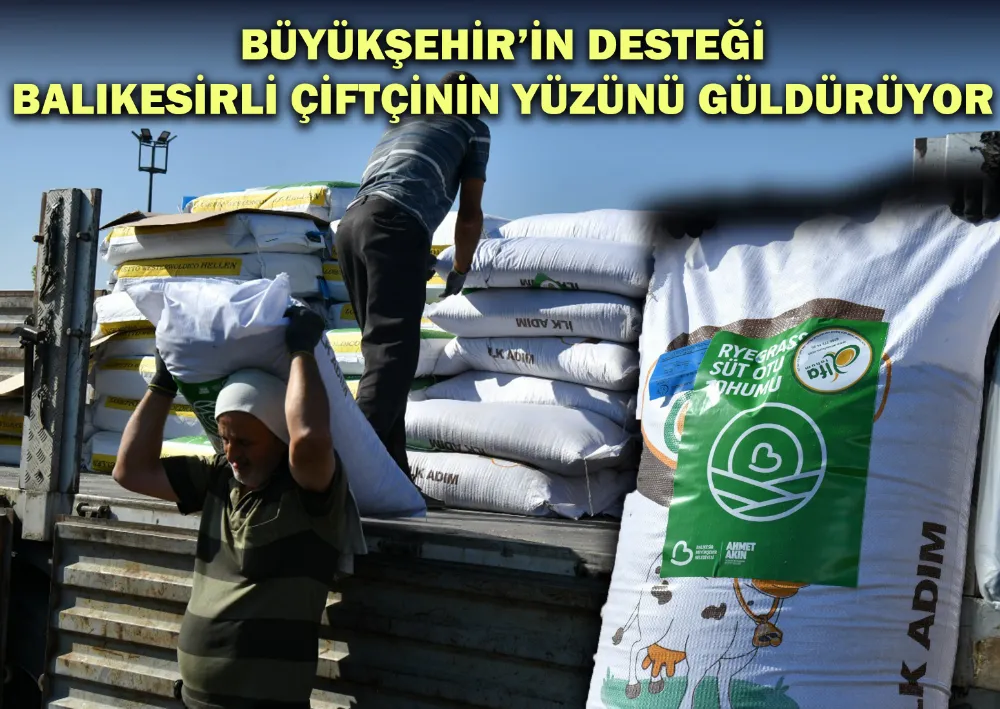 Büyükşehir’in Desteği Balıkesirli Çiftçinin Yüzünü Güldürüyor 