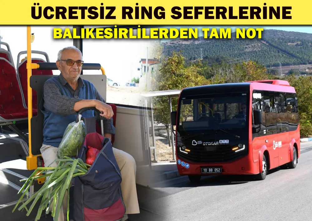 Ücretsiz Ring Seferlerine Balıkesirlilerden Tam Not