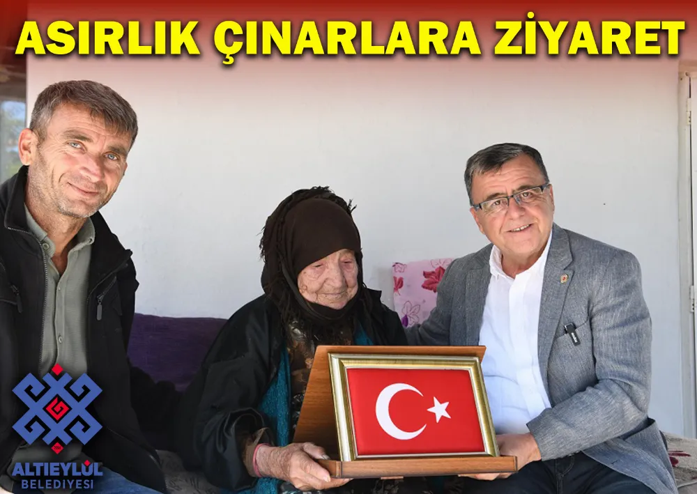 Başkan şehirli, cumhuriyet’in 101. Yılında asırlık çınarları ziyaret etti