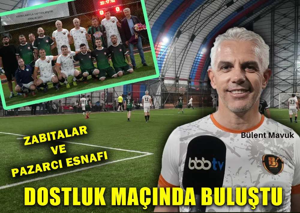 Zabıtalar Ve Pazarcı Esnafı Dostluk Maçında Buluştu