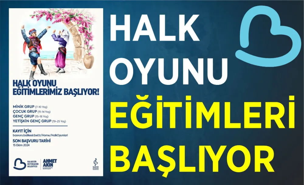 Halk Oyunu Eğitimleri Başlıyor