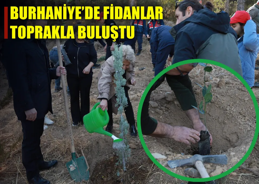 Burhaniye’de Fidanlar Toprakla Buluştu