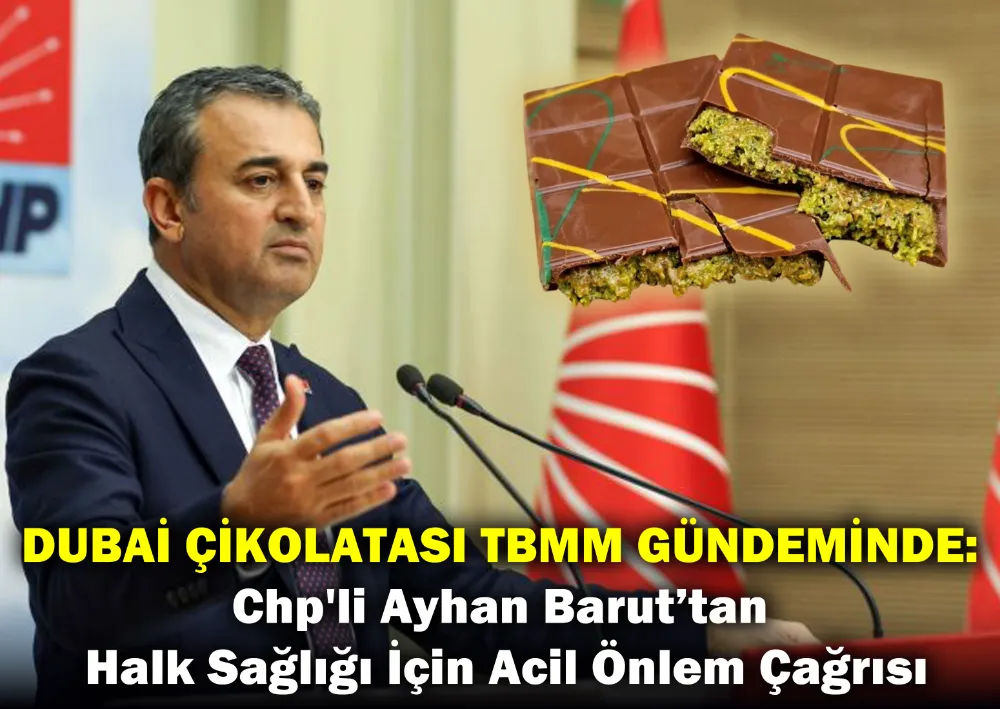 Dubai Çikolatası Tbmm Gündeminde