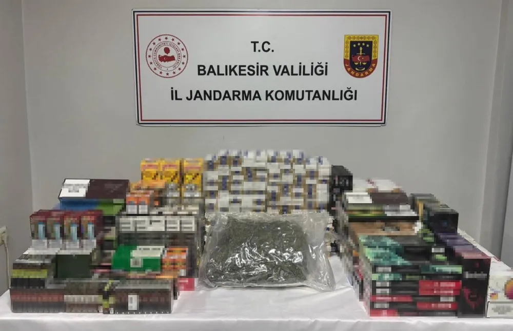 Balıkesir Jandarmasından kaçakçılık ve organize suç operasyonu