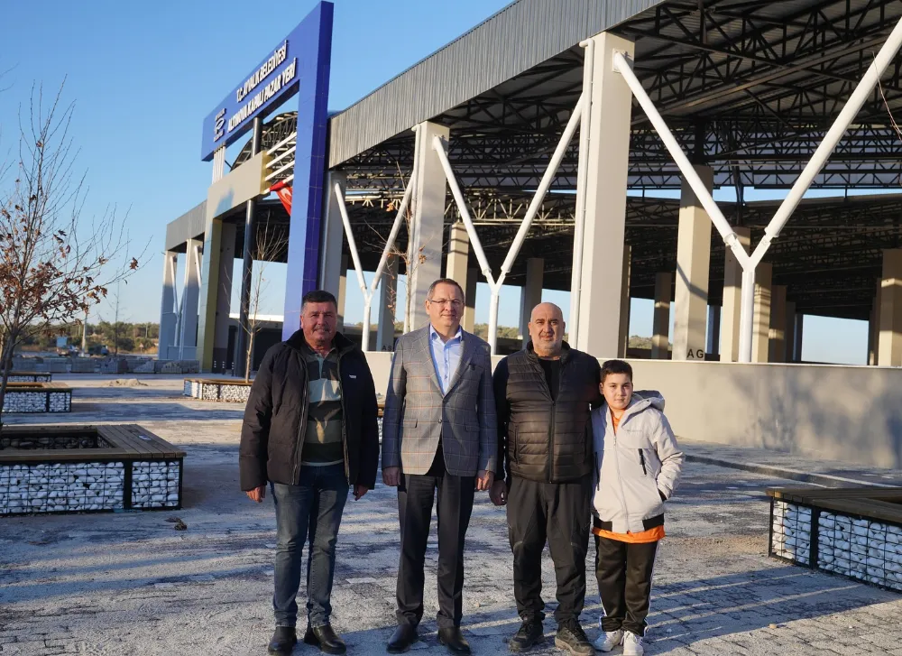 Altınova Kapalı Pazaryeri’ne son dokunuşlar