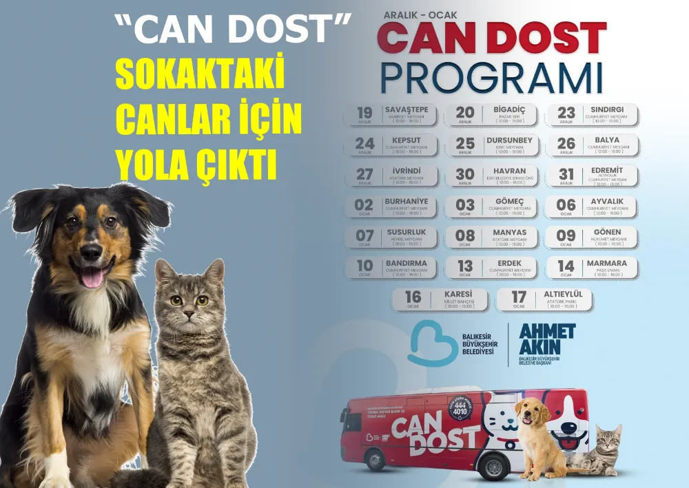 “Can Dost” Sokaktaki Canlar İçin Yola Çıktı