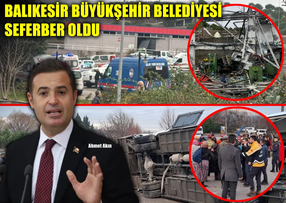  Balıkesir Büyükşehir Belediyesi Seferber Oldu