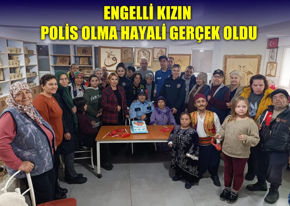 Engelli Kızın Polis Olma Hayali Gerçek Oldu