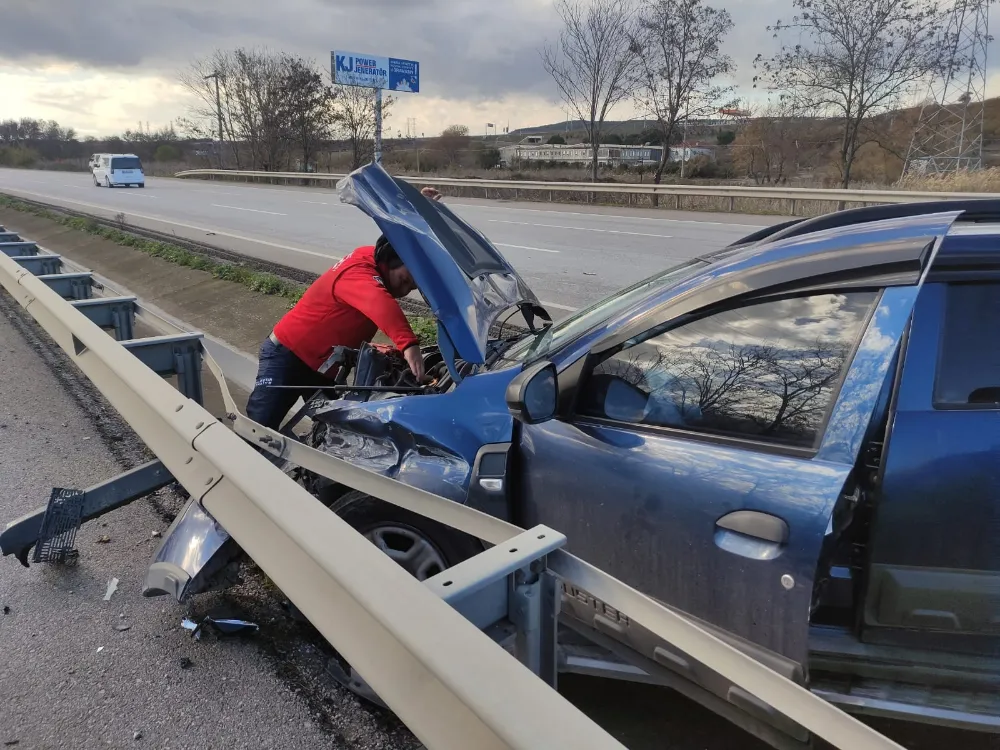 Susurluk’ta Trafik Kazası: 1 kişi yaralandı