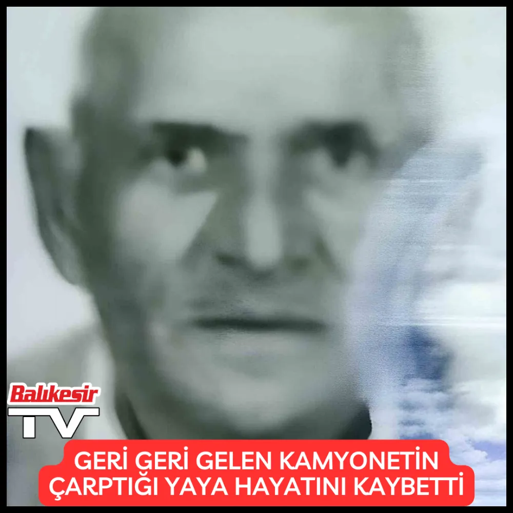 Geri Geri Gelen Kamyonetin Çarptığı Yaya Hayatını Kaybetti