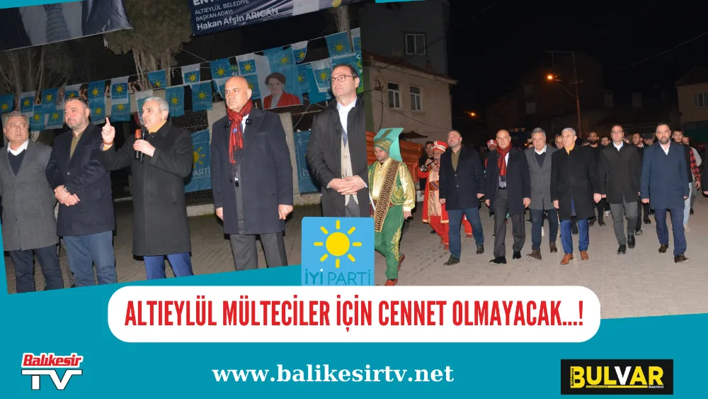 ALTIEYLÜL MÜLTECİLER İÇİN CENNET OLMAYACAK…!