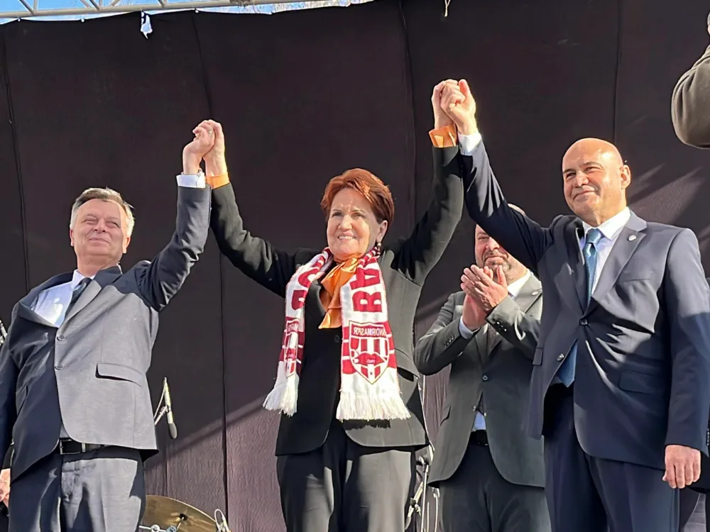 İYİ Parti Genel Başkanı Akşener Bandırma’da