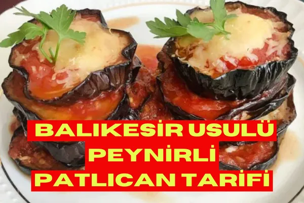  Balıkesir Usulü Peynirli Patlıcan Tarifi