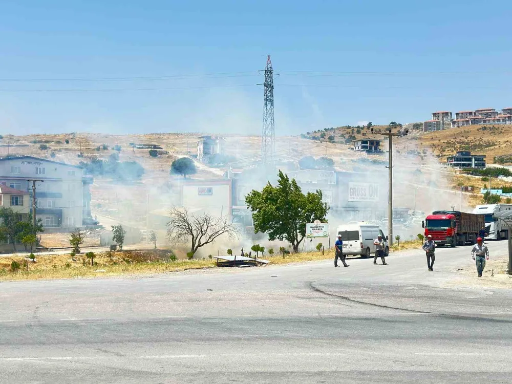 BALIKESİR’DE KORKUTAN YANGIN