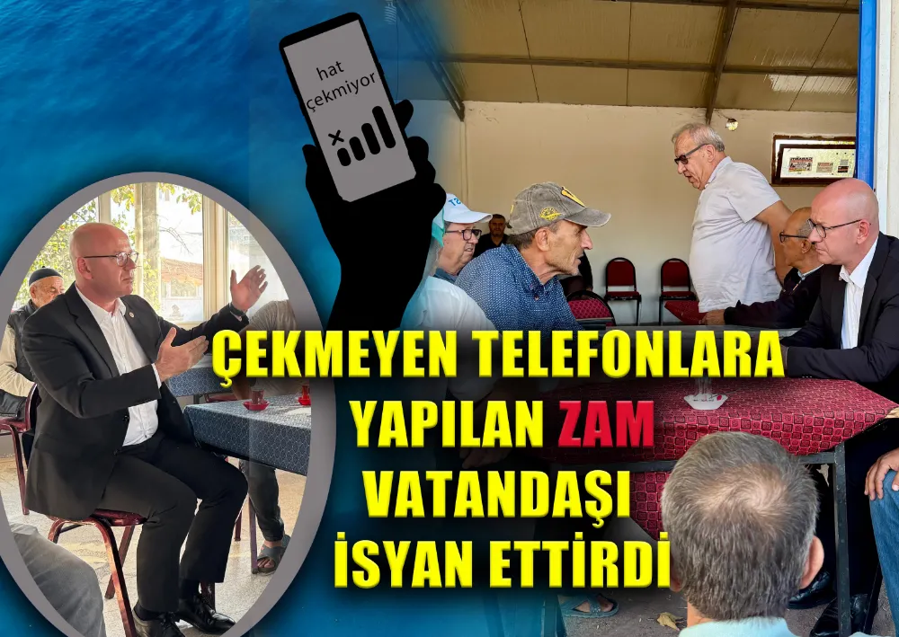 ÇEKMEYEN TELEFONLARA YAPILAN ZAM, VATANDAŞI İSYAN ETTİRDİ