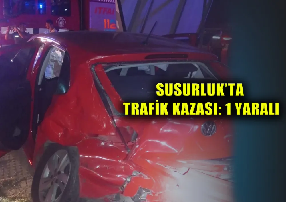 Susurluk’ta Trafik Kazası: 1 Yaralı