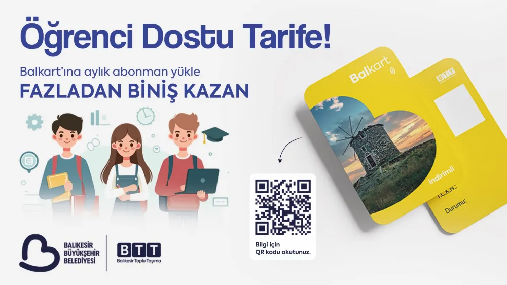 BÜYÜKŞEHİR’DEN, ÖĞRENCİ DOSTU ABONMAN TARİFELER