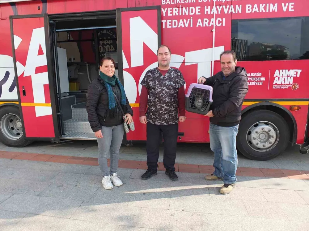 Balıkesir Büyükşehir Belediyesi Sokak Hayvanlarına Mobil Sağlık Hizmeti Sunuyor