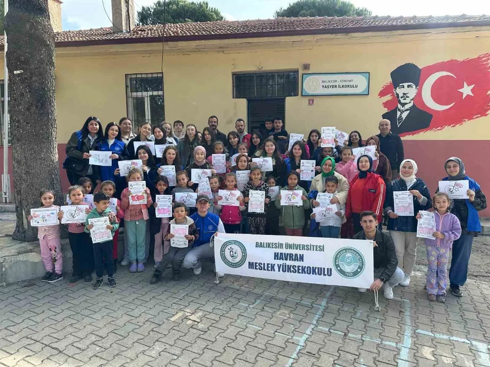 Havran Meslek Yüksekokulu öğrencilerinden anlamlı etkinlik