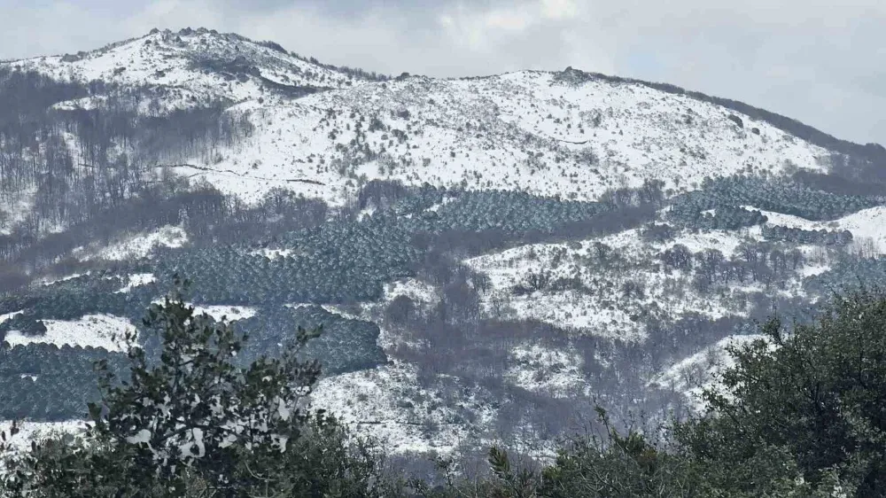 Bandırma ve Erdek’e mart ayında kar sürprizi