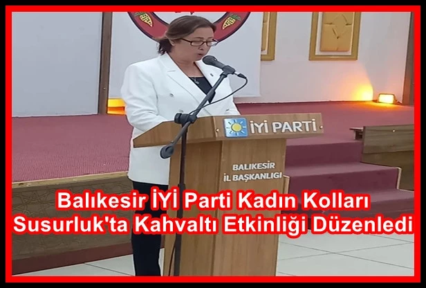 Balıkesir İYİ Parti Kadın Kolları, Susurluk