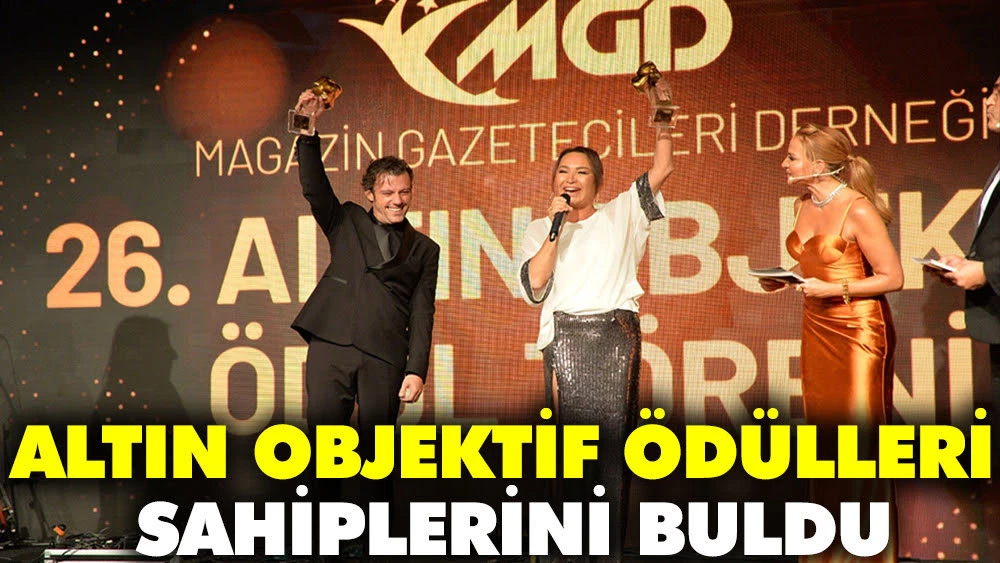 MGD ÖDÜL GECESİ .. Altın Objektif Ödülleri sahiplerini buldu Magazin Gazetecileri Derneği