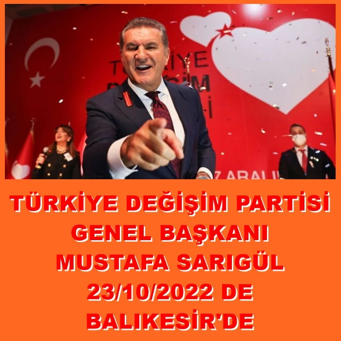 Mustafa Sarıgül Balıkesir